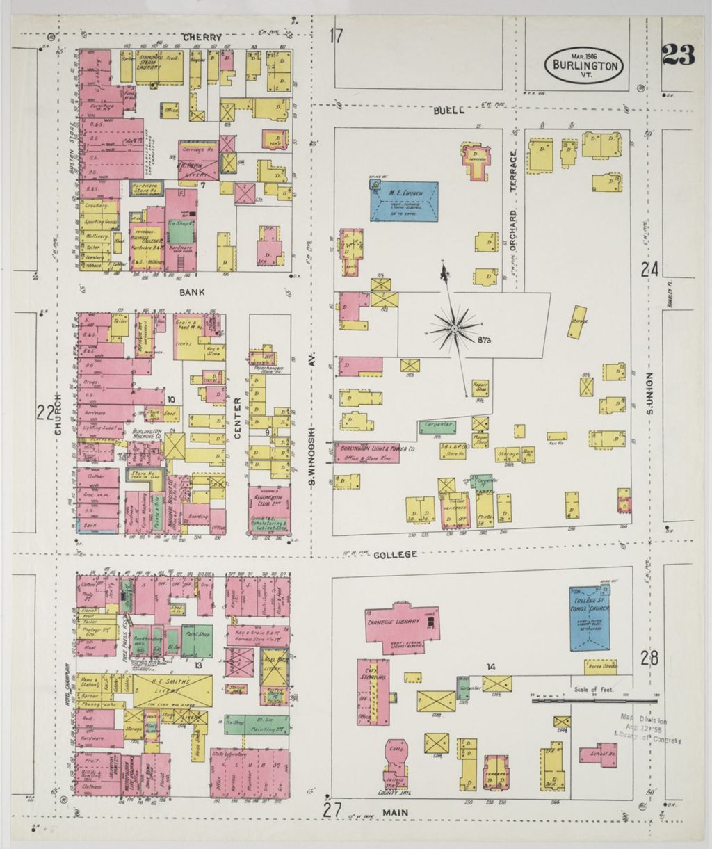 Miniature of Burlington 1906, sheet 23