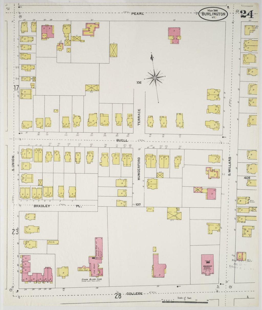 Miniature of Burlington 1906, sheet 24