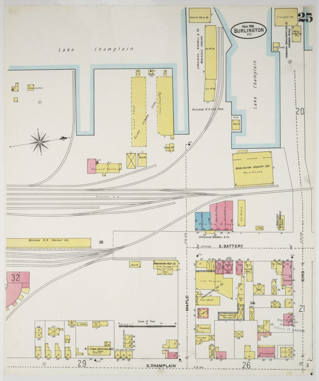 Miniature of Burlington 1906, sheet 25