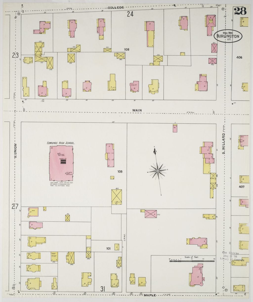 Miniature of Burlington 1906, sheet 28