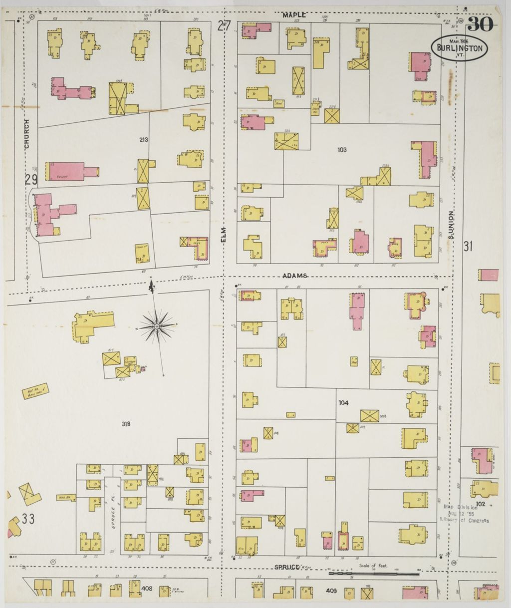 Miniature of Burlington 1906, sheet 30