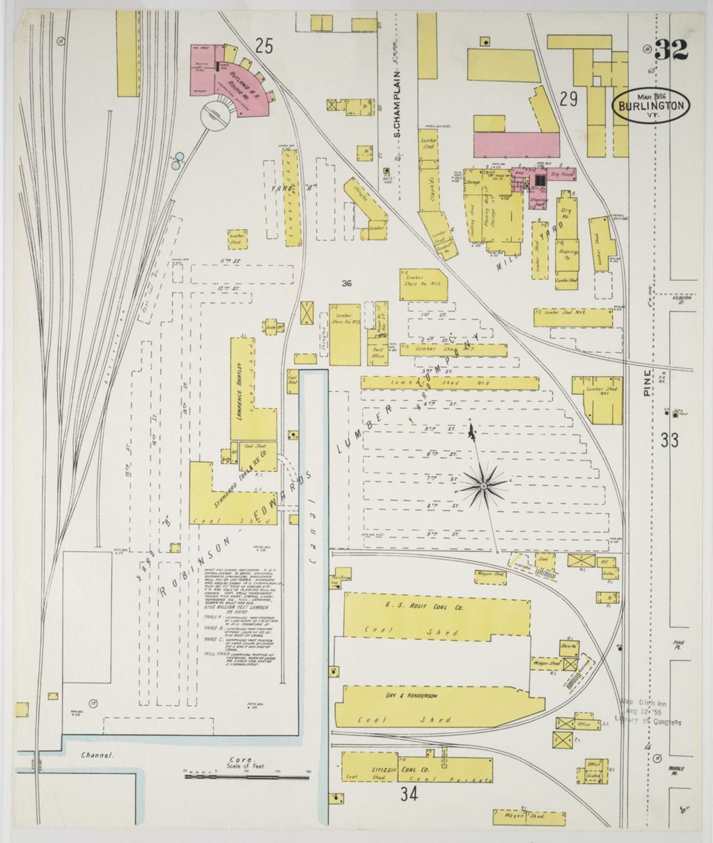 Miniature of Burlington 1906, sheet 32